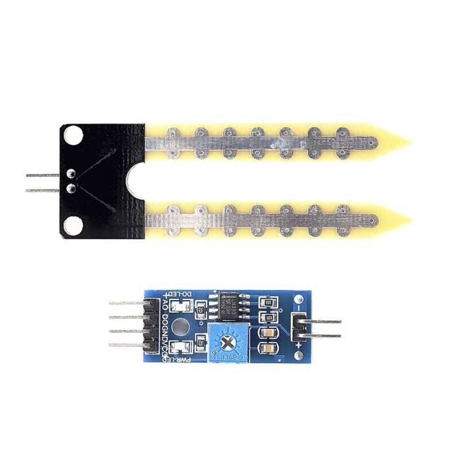 Soil Moisture Sensor Module – Analog & Digital Output, Adjustable Sensitivity Probe for Arduino Smart Irrigation & Plant Monitoring Systems