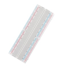 MB-102 Solderless Breadboard – 830 Tie Points, Dual Power Rails, Self-Adhesive Backing for Arduino & DIY Electronics Prototyping