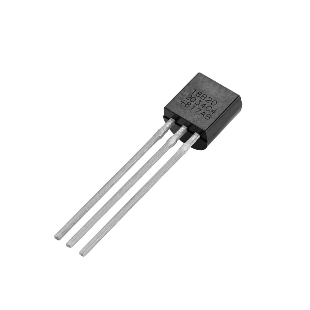 DS18B20 Digital Temperature Sensor – TO-92 Package, 1-Wire Interface, -55°C to +125°C Range, for Arduino/ESP32/Raspberry Pi Projects