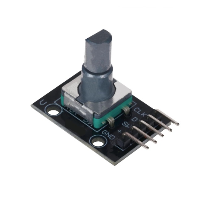 KY-040 Rotary Encoder Module | Incremental Rotary Switch | With Push Button | 5V Digital Sensor | For Arduino/STM32/3D Printer Control Panel | Industrial Knob Potentiometer