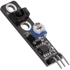 KY-033 TCRT5000 Infrared Line Tracking Sensor Module - IR Reflective Optical Switch for Arduino Smart Car Robot (3-Pin Digital Output)