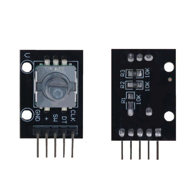 KY-040 Rotary Encoder Module | Incremental Rotary Switch | With Push Button | 5V Digital Sensor | For Arduino/STM32/3D Printer Control Panel | Industrial Knob Potentiometer