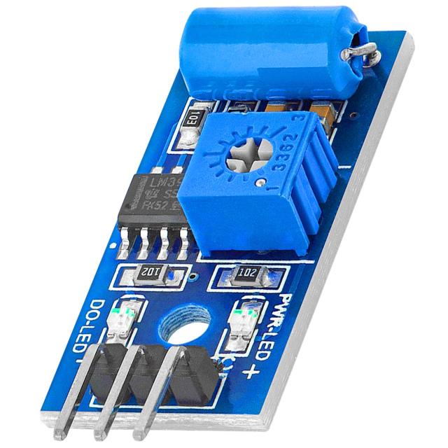 SW-420 Vibration Sensor Module - 3.3V-5V Digital Output, Normally Closed Shock Detector for Alarm Systems