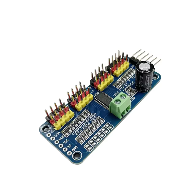 PCA9685 16-Channel PWM Servo Driver Board | IIC Interface Robot Controller Module | for Arduino/Raspberry Pi/STM32 | Industrial Grade Wholesale