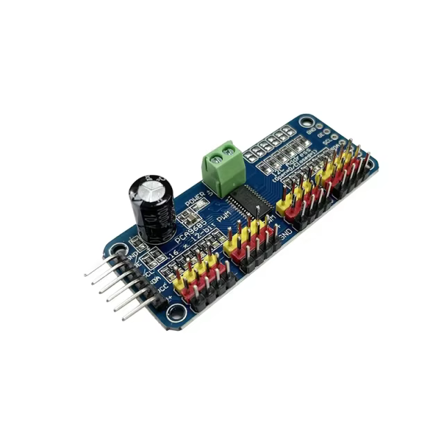 PCA9685 16-Channel PWM Servo Driver Board | IIC Interface Robot Controller Module | for Arduino/Raspberry Pi/STM32 | Industrial Grade Wholesale