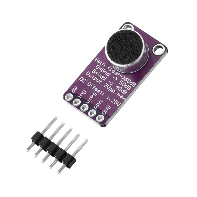 Wholesale MAX9814 Microphone Amplifier Module with Auto Gain Control (AGC) - Low Noise Sound Sensor Board