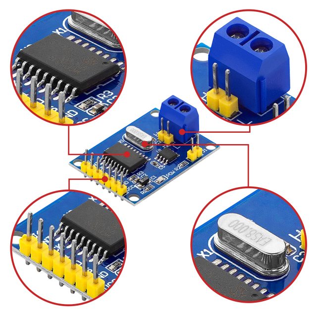 Wholesale MCP2515 CAN bus module, TJA1050 receiver, SPI protocol