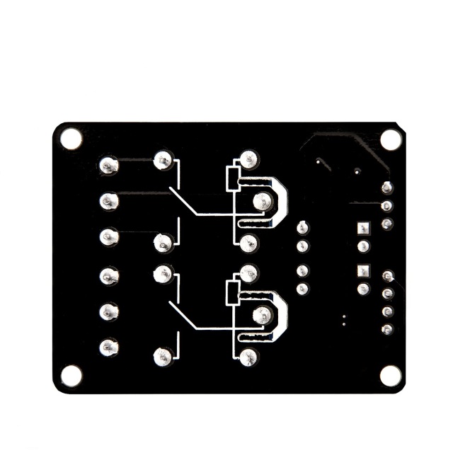 2-Channel Optocoupler Isolation Relay Module (DC5V) PLC Industrial Control Board with NO/NC Dual-Channel Switch - Bulk Supply