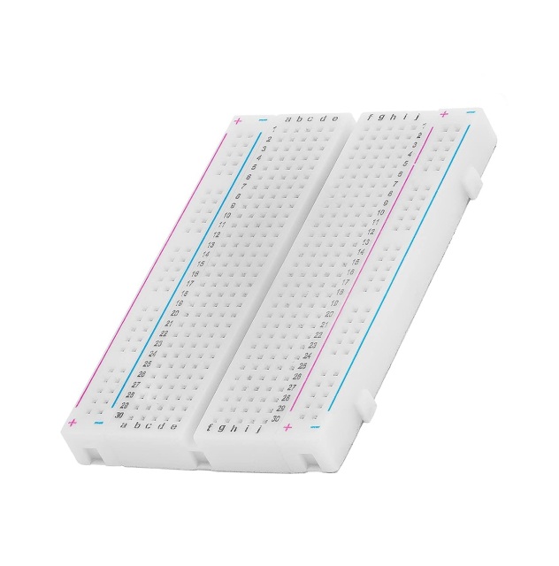 400 Tie-Point Solderless Breadboard Interlockable Prototype Board for Electronics Development Wholesale Supplier