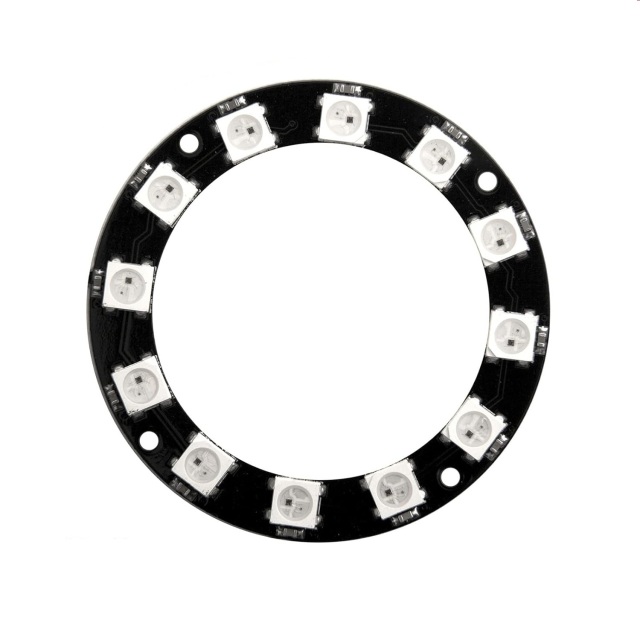 5V WS2812 RGB LED Ring 12 Pixels 50mm Addressable Light Strip Wholesale Supplier