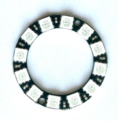 5V WS2812 RGB LED Ring 12 Pixels 38mm Addressable Light Strip Wholesale Supplier