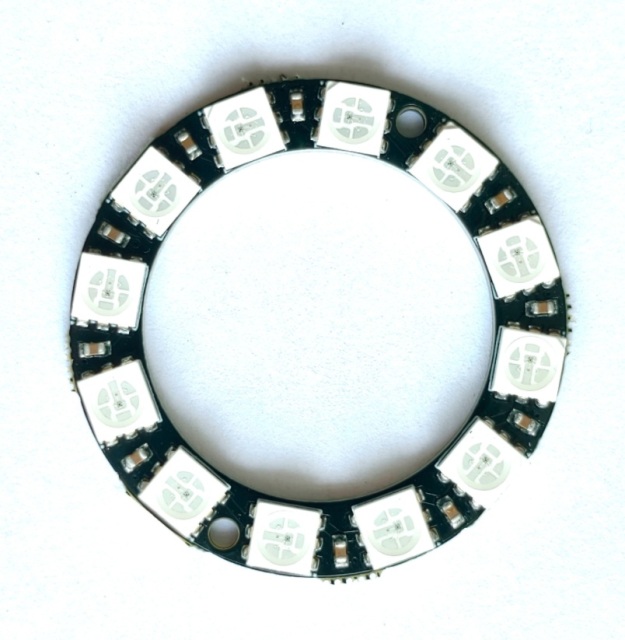 5V WS2812 RGB LED Ring 12 Pixels 38mm Addressable Light Strip Wholesale Supplier