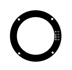 5V WS2812 RGB LED Ring 12 Pixels 50mm Addressable Light Strip Wholesale Supplier