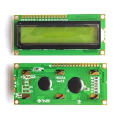 LCD1602 Yellow-Green Screen LCD Module Character Display 5V with Backlight Wholesale Supplier