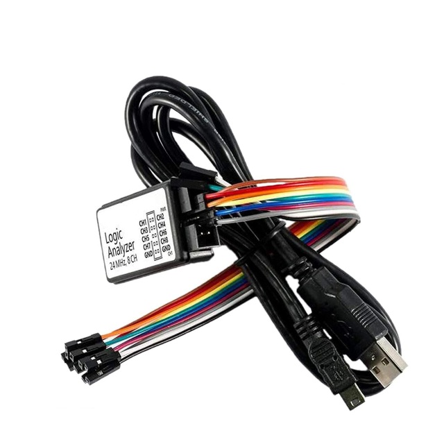 USB Logic Analyzer 24MHz 8CH Microcontroller ARM FPGA Debug Tool Wholesale Supplier