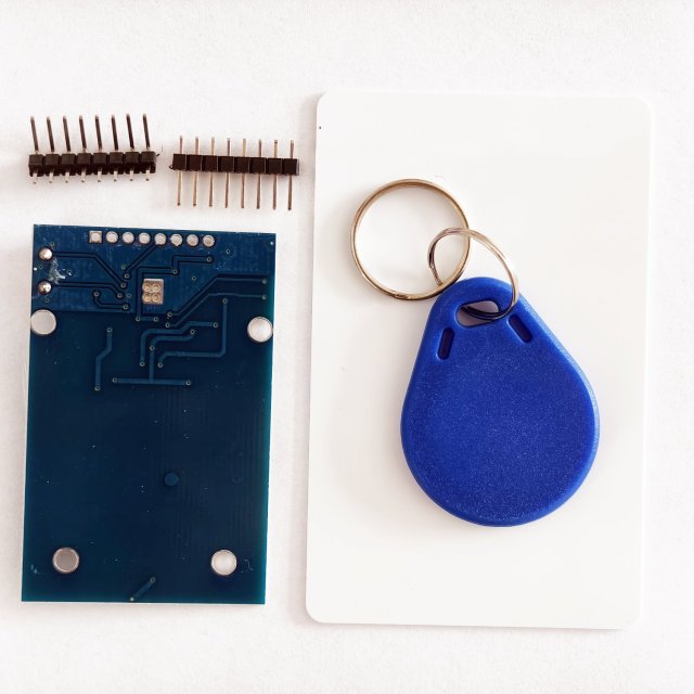 RC522 RFID Reader Kit with S50 Card & Key Fob, 13.56MHz NFC Module
