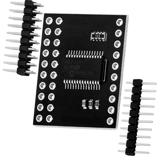 MCP23017 16-Bit I/O Expander Module I2C Interface GPIO Port Extension Board
