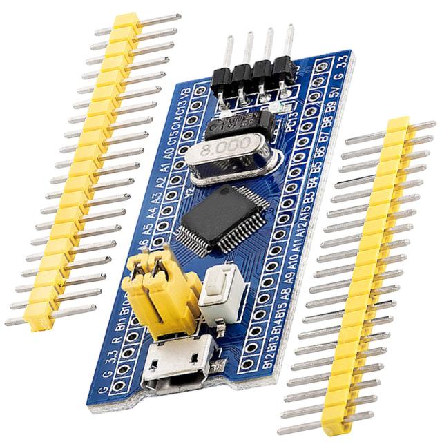 STM32F103C8T6 Core Board - ARM Cortex-M3 MCU Development Board with 72MHz CPU, 64KB Flash - Blue Pill Module