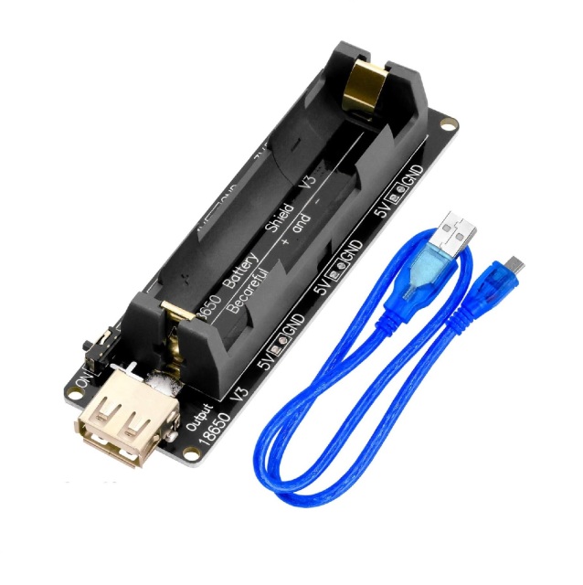 18650 battery holder V3 development board compatible with Raspberry Pi 3 overcharge protection 5V