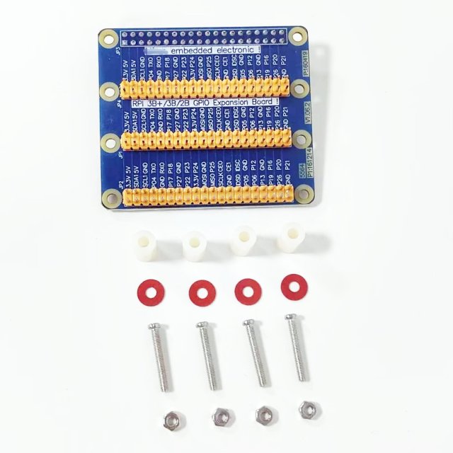 GPIO Expansion Board Compatible with Raspberry PI 3 PI 2 and PI B Models