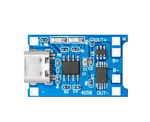 TP4056 1A Lithium Battery Charging Board Module - Type-C USB Interface Dual Function Charging Protection Supplier