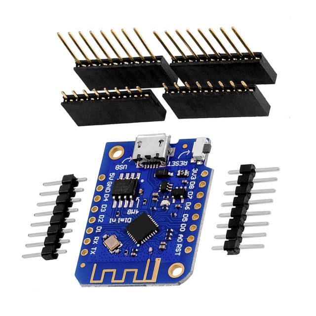 D1 Mini V3.0.0 IoT Development Board with 4MB Flash – CH340 USB Interface & MicroPython Support