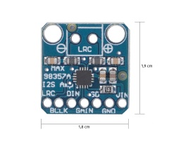Wholesale  MAX98357A audio amplifier module 3006 I2S 3W Class D amplifier without filtering DIY power amplifier board