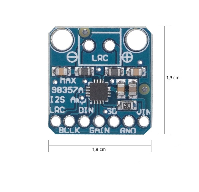 Wholesale  MAX98357A audio amplifier module 3006 I2S 3W Class D amplifier without filtering DIY power amplifier board
