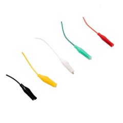 Wholesale 10PCS Premium Alligator Clips Electrical, 5 Colors Test Leads with Testing Probes, Crocodile Jumper Wires for Circuit Connection & Electronic Experiments