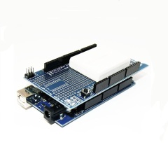 MEGA2560 R3 Microcontroller Development Board Kit with Integrated Breadboard Expansion Shield ATMEGA2560 Programming Mainboard For DIY Robot 3D Printer Electronic Learning
