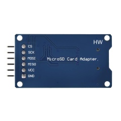 TF Card / Micro SD Read-Write Module SPI Interface Storage Expansion Board with Level Shifter, 4.5-5V Power Supply, Microcontroller Data Logging, DIY
