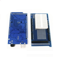 MEGA2560 R3 Microcontroller Development Board Kit with Integrated Breadboard Expansion Shield ATMEGA2560 Programming Mainboard For DIY Robot 3D Printer Electronic Learning