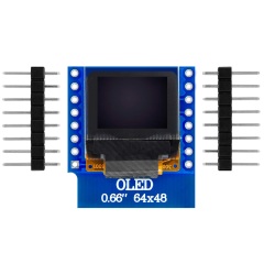 0.66" OLED Display Module 64x48 SSD1306 I2C Interface 3.3V 5V Compatible