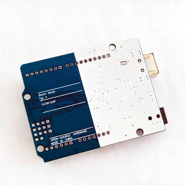 LGT8F328P Microcontroller Development Board, Compatible with Standard UNO R3 Pinout, 5V Powered with Micro USB Programming