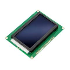 12864B  5V black screen liquid crystal display module (with backlight/parallel port/serial port universal)