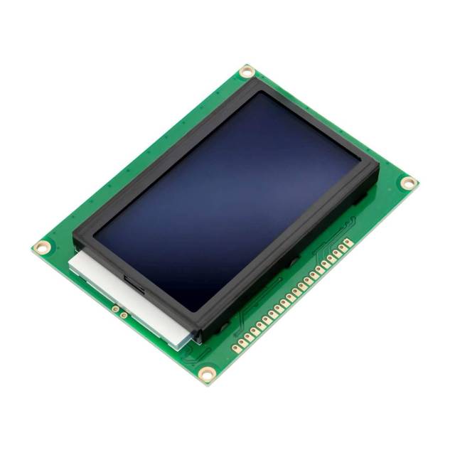 12864B  5V black screen liquid crystal display module (with backlight/parallel port/serial port universal)