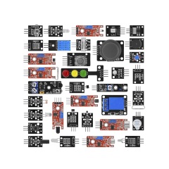 35 In 1 Multi-Function Sensor Module Kit, Universal Microcontroller Electronic Training Detector Sensors, Maker DIY Experiment Compartment Storage Case