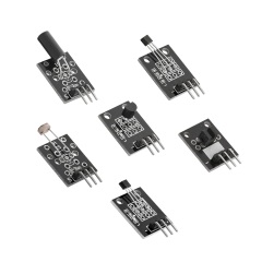 35 In 1 Multi-Function Sensor Module Kit, Universal Microcontroller Electronic Training Detector Sensors, Maker DIY Experiment Compartment Storage Case