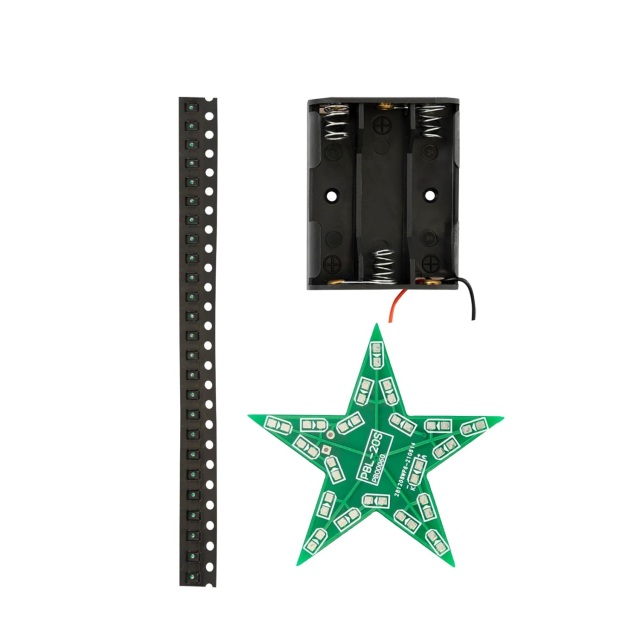 Pentagram Breathing Light DIY Kit — SMD Soldering Practice for Dreamy Gradient Starlight