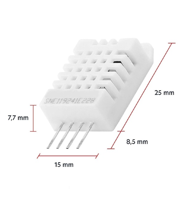 DHT22 AM2302 Digital Temperature Humidity Sensor Module High Precision 4 Pin Temperature Humidity Transmitter for Arduino Raspberry Pi Weather Monitoring