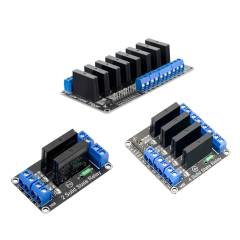 2/4/8 Channel DC 5V Low Level Trigger Solid State Relay Module 2A Output SSR Switch Board for Arduino PLC Industrial Control DIY Automation