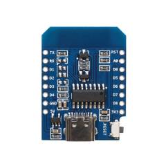 Mini ESP8266 IoT Development Board with CH340G Serial Chip, Micro USB Circuit Controller, Compact Circuit Board Works with Arduino IDE & MicroPython for Smart Device DIY Electronic Projects