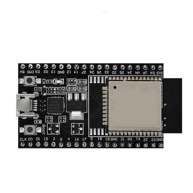V4 Dual Core ESP32 Programmable Circuit Board CP2102 Serial Chip Micro USB Controller, 34 Expandable I/O Pins Multi Communication Interface Board Works with Arduino IDE & MicroPython for STEM Electronic DIY Projects
