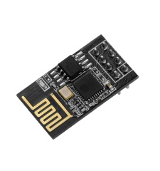 Mini ESP-01S 32-bit ESP8266EX Microcontroller Module, 8 Pin Programmable Circuit Board Multi Communication Interfaces, 80/160MHz Adjustable Clock Frequency for STEM DIY Electronic Sensor Embedded Projects