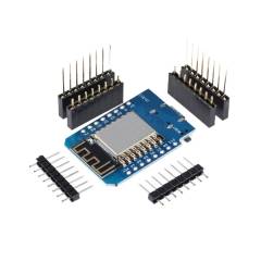 Mini ESP8266 IoT Development Board with CH340G Serial Chip, Micro USB Circuit Controller, Compact Circuit Board Works with Arduino IDE & MicroPython for Smart Device DIY Electronic Projects