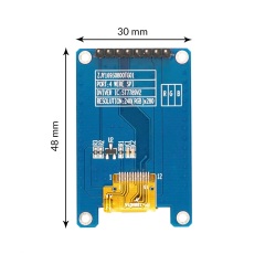1.69 Inch IPS TFT LCD Display Module 240×280 ST7789V2 Driver 4-Wire SPI Interface Color Screen Panel for Arduino MCU DIY Project