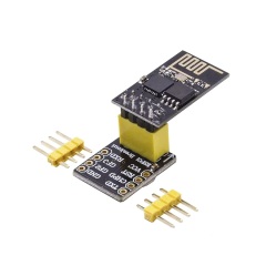 ESP-01S Wireless Transceiver Module with ESP-01S Breakout Adapter Board, Serial UART Communication Module for IoT Electronic DIY Projects