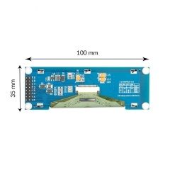 3.12" OLED Display Module - 256x64 Resolution + SSD1322 Driver, SPI Interface Compatible with Arduino/ESP8266