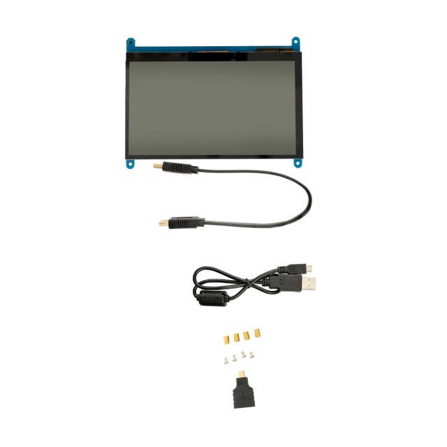 7-Inch IPS Capacitive Touch LCD Display | 800x480 Resolution | HDMI + USB Touch | Compatible with Raspberry Pi / Jetson Nano / PC