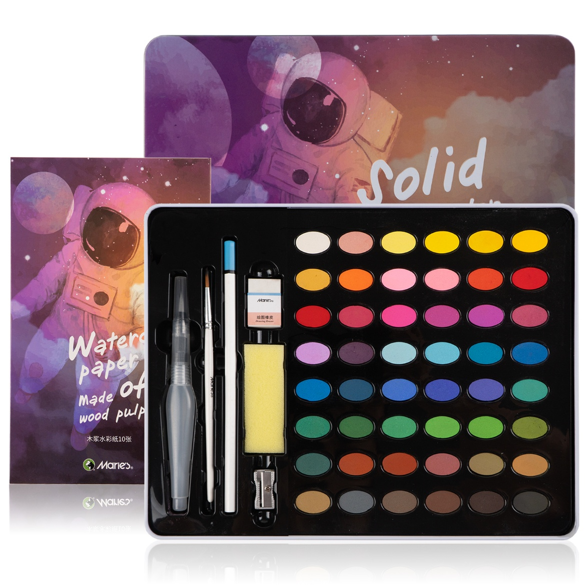 SOLID WATERCOLOUR PAINT SET